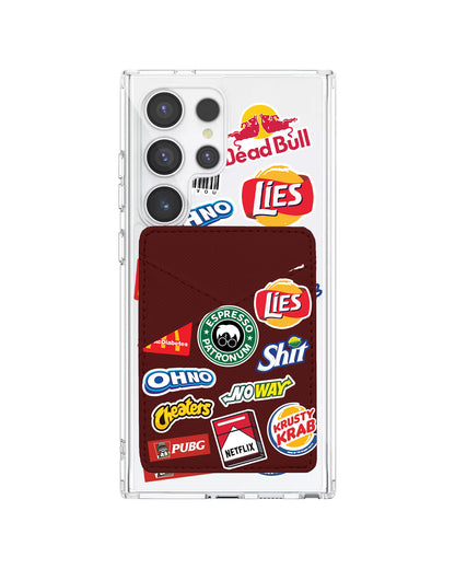 Android Phone Wallet Case - Food Parody