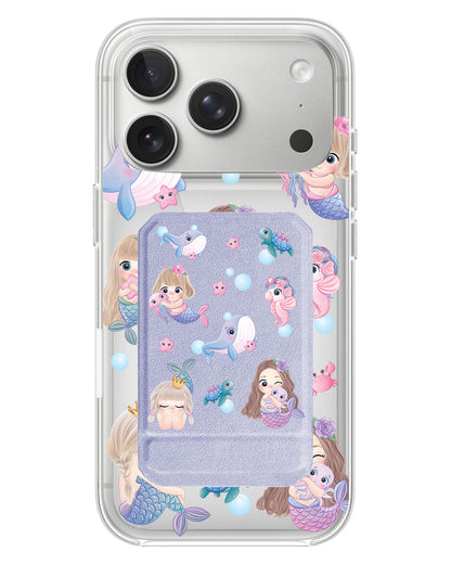 iPhone Magnetic Multifold Wallet - Little Mermaid