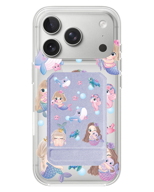 iPhone Magnetic Multifold Wallet - Little Mermaid