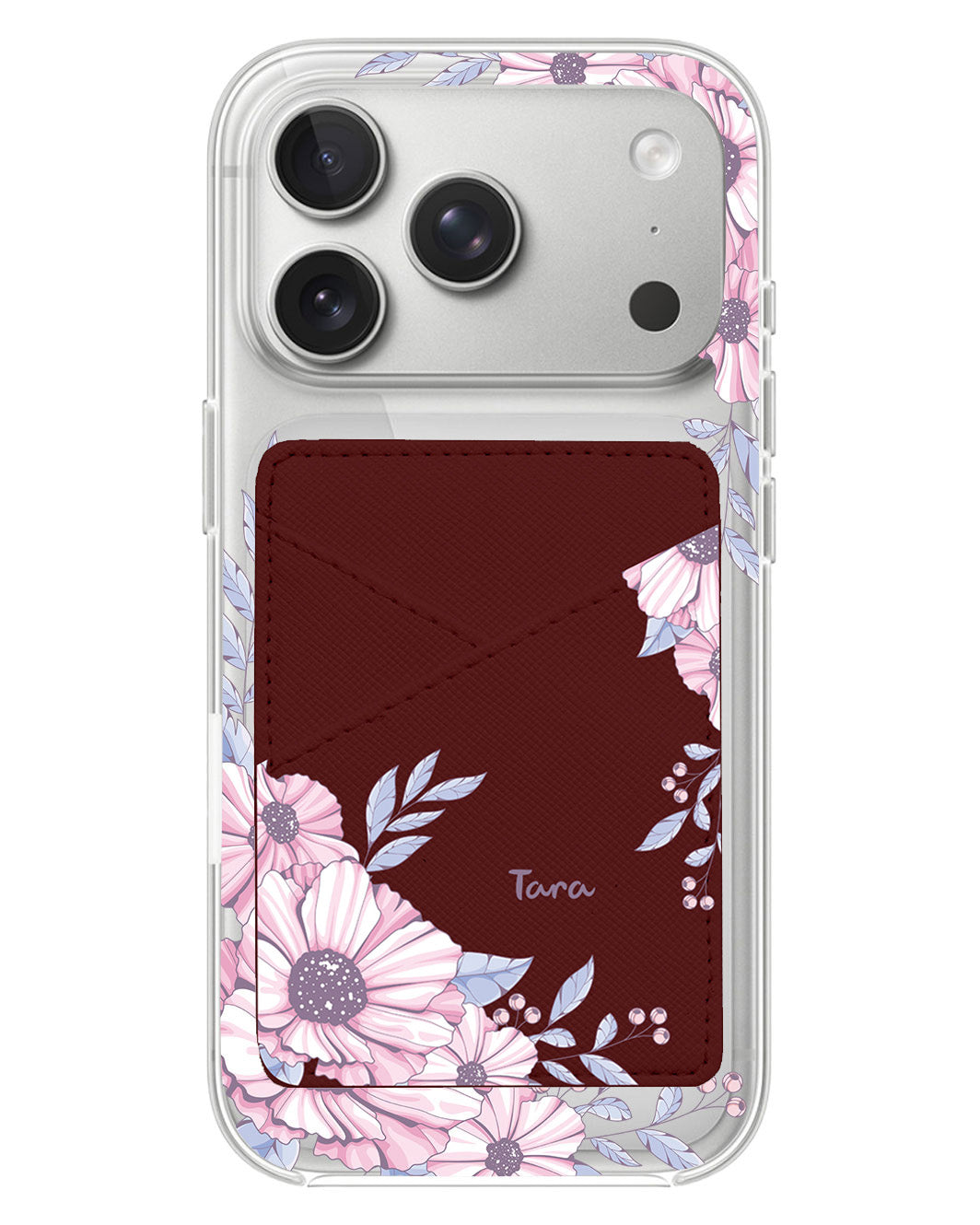 iPhone Phone Wallet Case - Pink Blossom