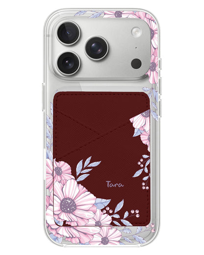 iPhone Phone Wallet Case - Pink Blossom