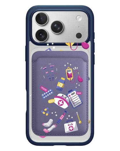 iPhone Magnetic Wallet Case - Nurse