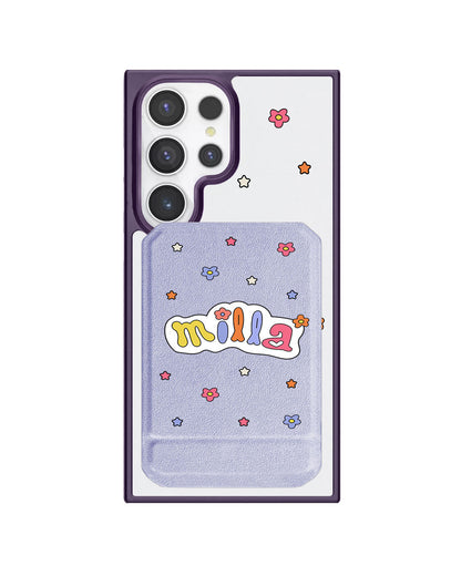 Android Magnetic Multifold Wallet - Adorable Monogram 5.0