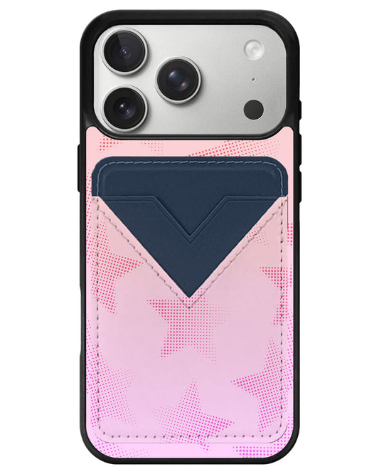 iPhone Avant Wallet Case - Pink Star