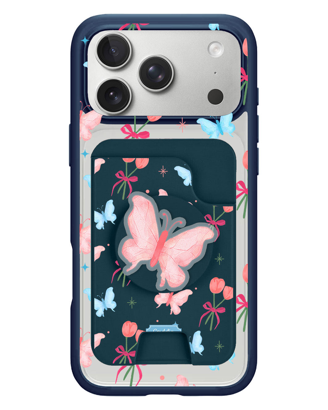 iPhone Magpop Wallet - Coquette Butterfly