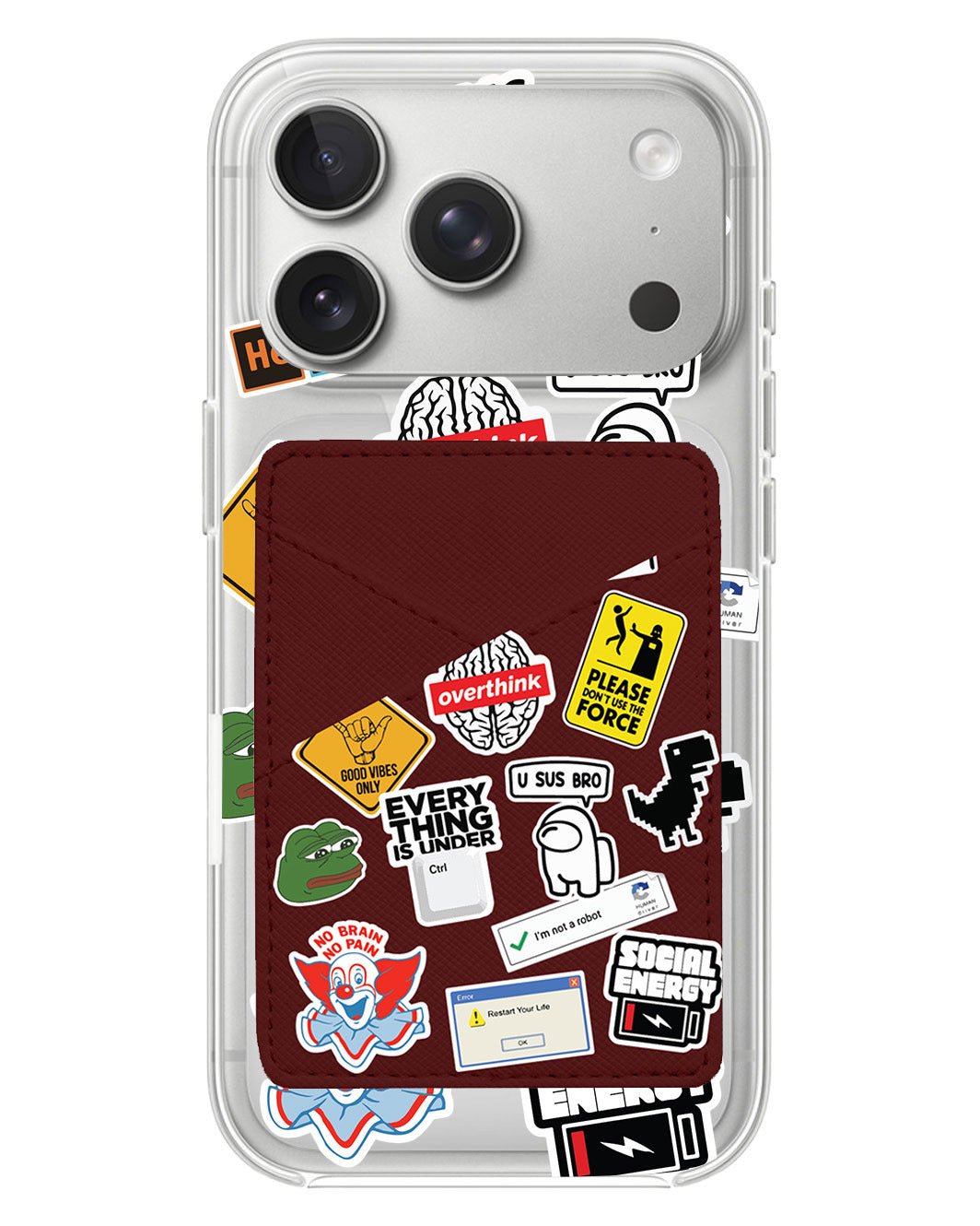 iPhone Phone Wallet Case - Brand Parody 2.0
