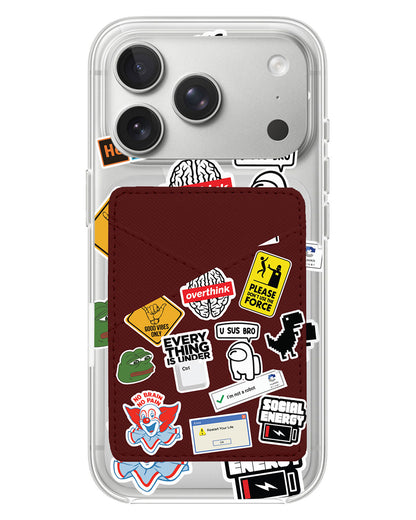 iPhone Phone Wallet Case - Brand Parody 2.0