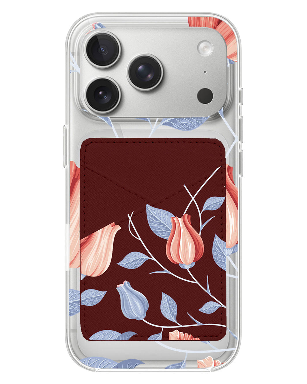 iPhone Phone Wallet Case - Red Tulip