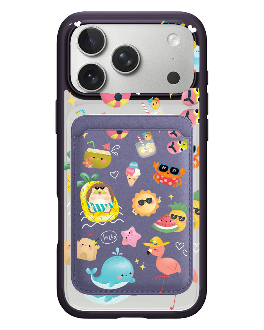 iPhone Magnetic Wallet Case - Summer