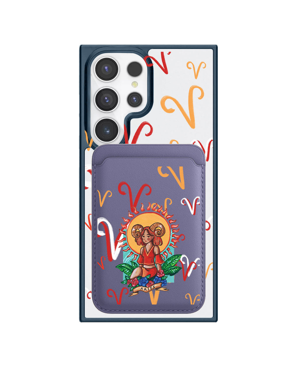 Android Magnetic Wallet Case - Aries