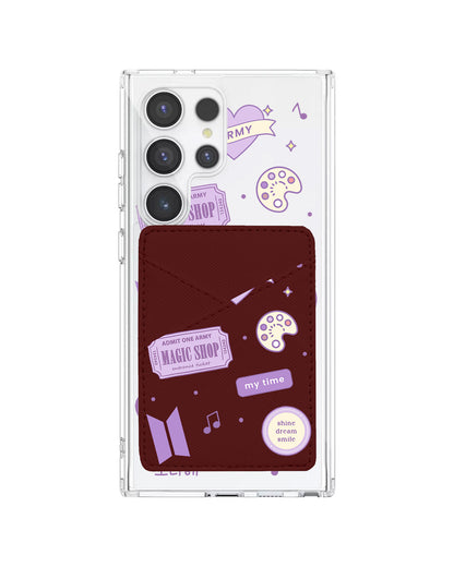 Android Phone Wallet Case - BTS Sticker Pack