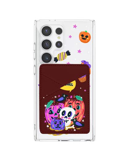 Android Phone Wallet Case - Pumpkins Monster