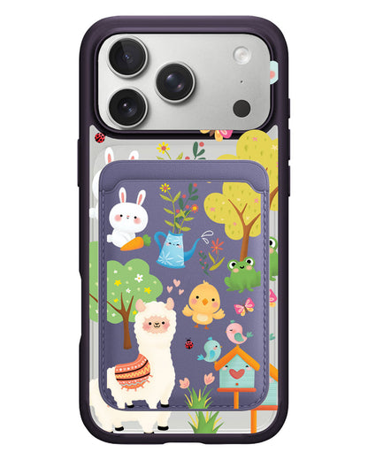 iPhone Magnetic Wallet Case - Spring