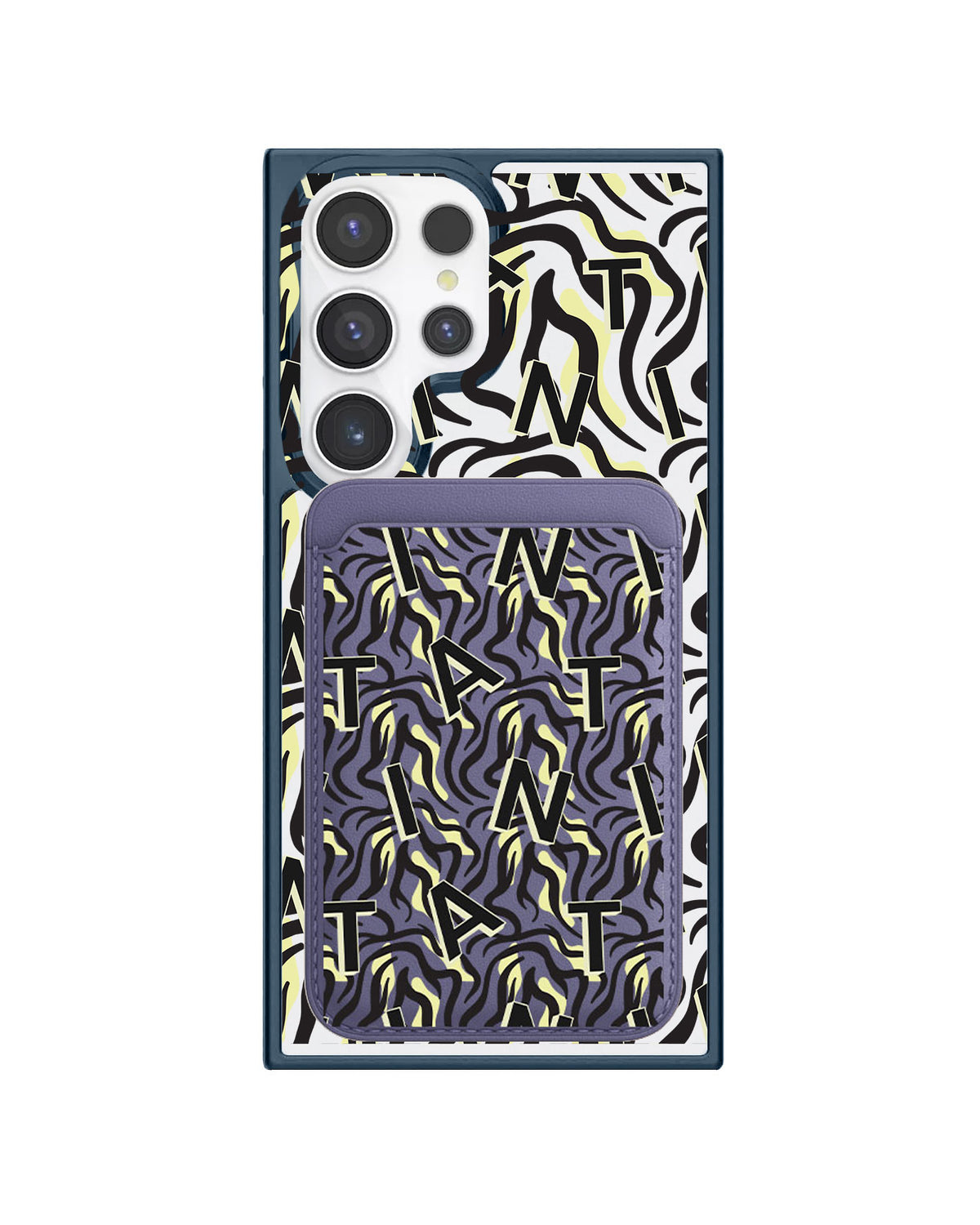 Android Magnetic Wallet Case - Tiger Monogram 3.0