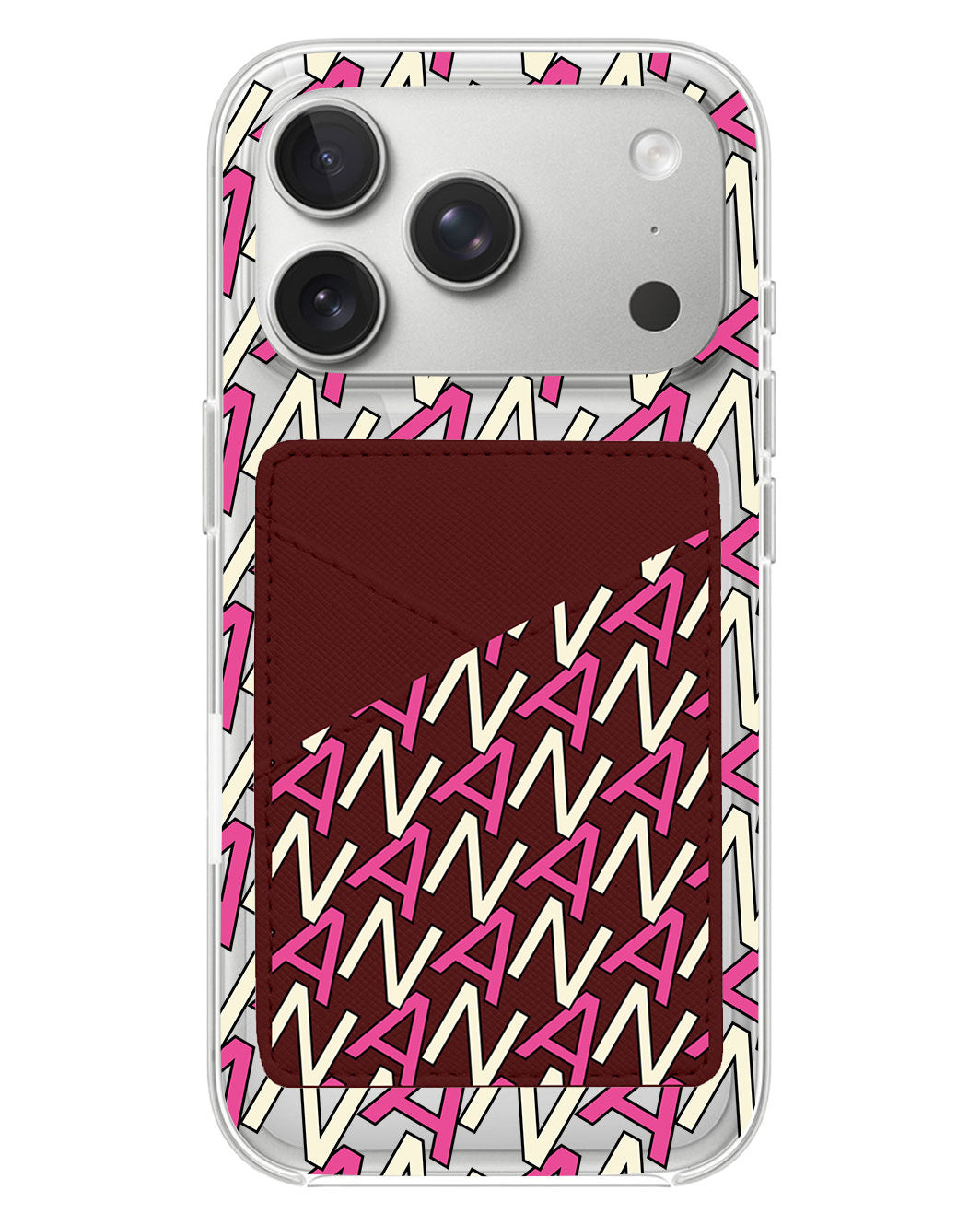 iPhone Phone Wallet Case - Initial 6.0 Monogram