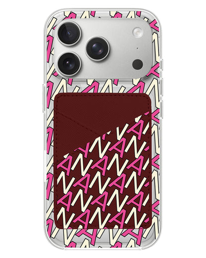 iPhone Phone Wallet Case - Initial 6.0 Monogram
