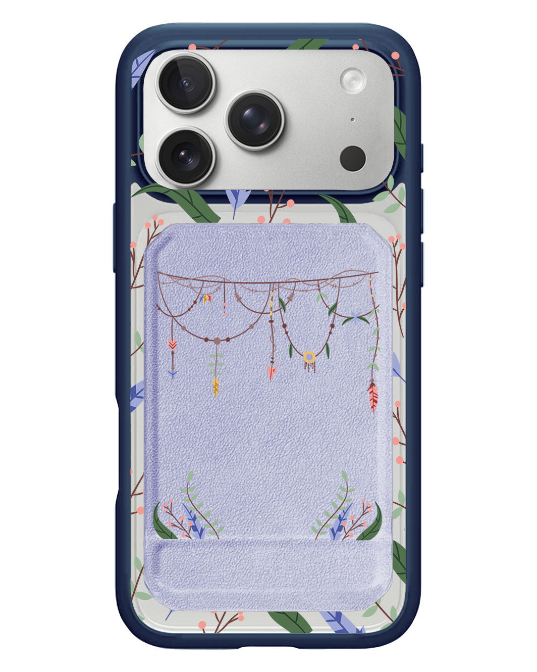 iPhone Magnetic Multifold Wallet - Bohemian