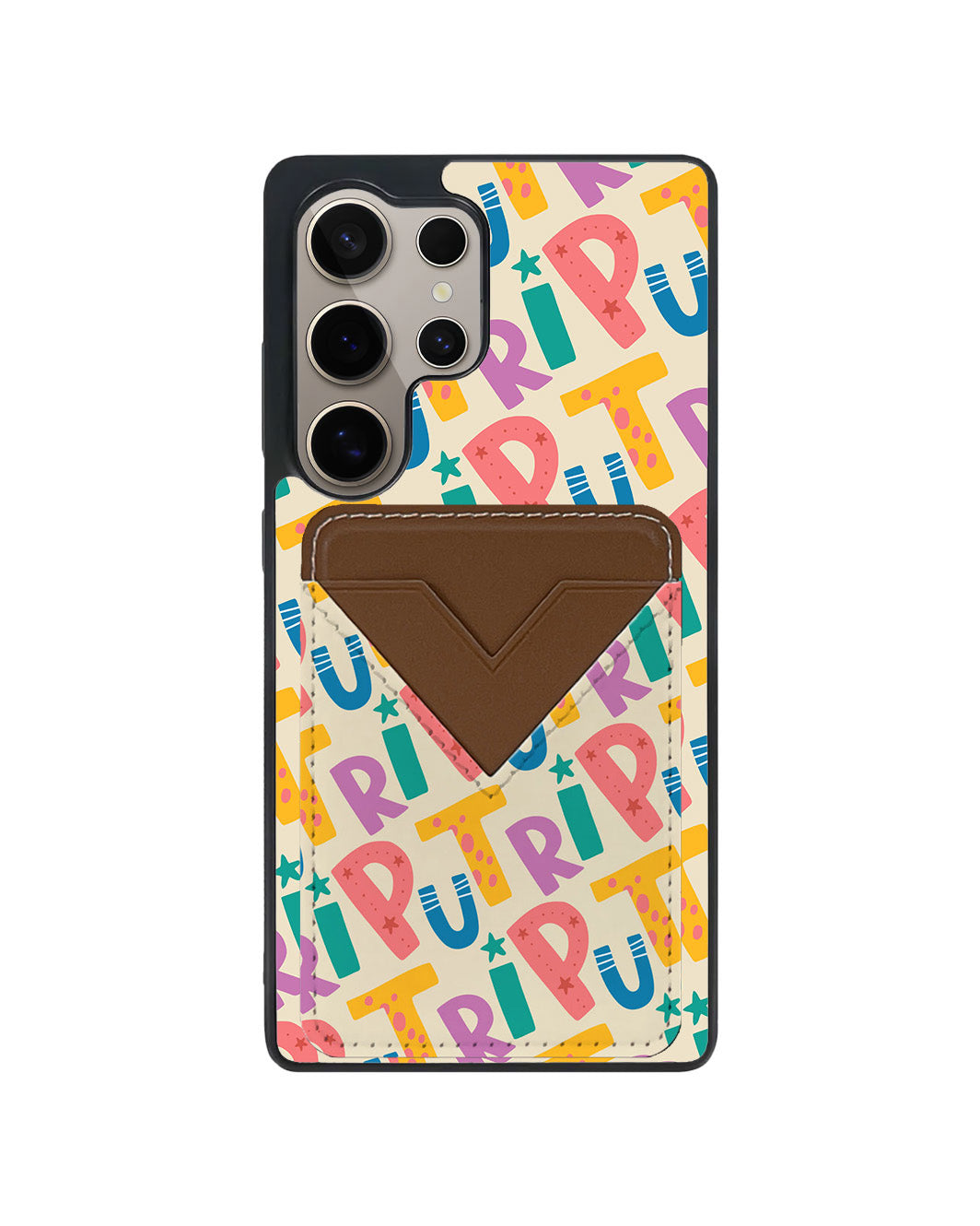 Android Avant Wallet Case - Playful Monogram 4.0