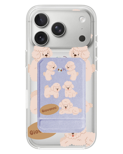 iPhone Magnetic Multifold Wallet - Poodle Squad 2.0