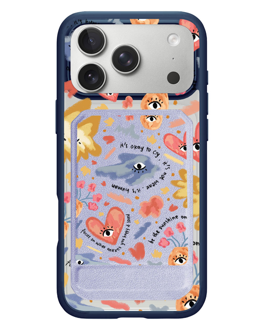 iPhone Magnetic Multifold Wallet - Abstract Lovers