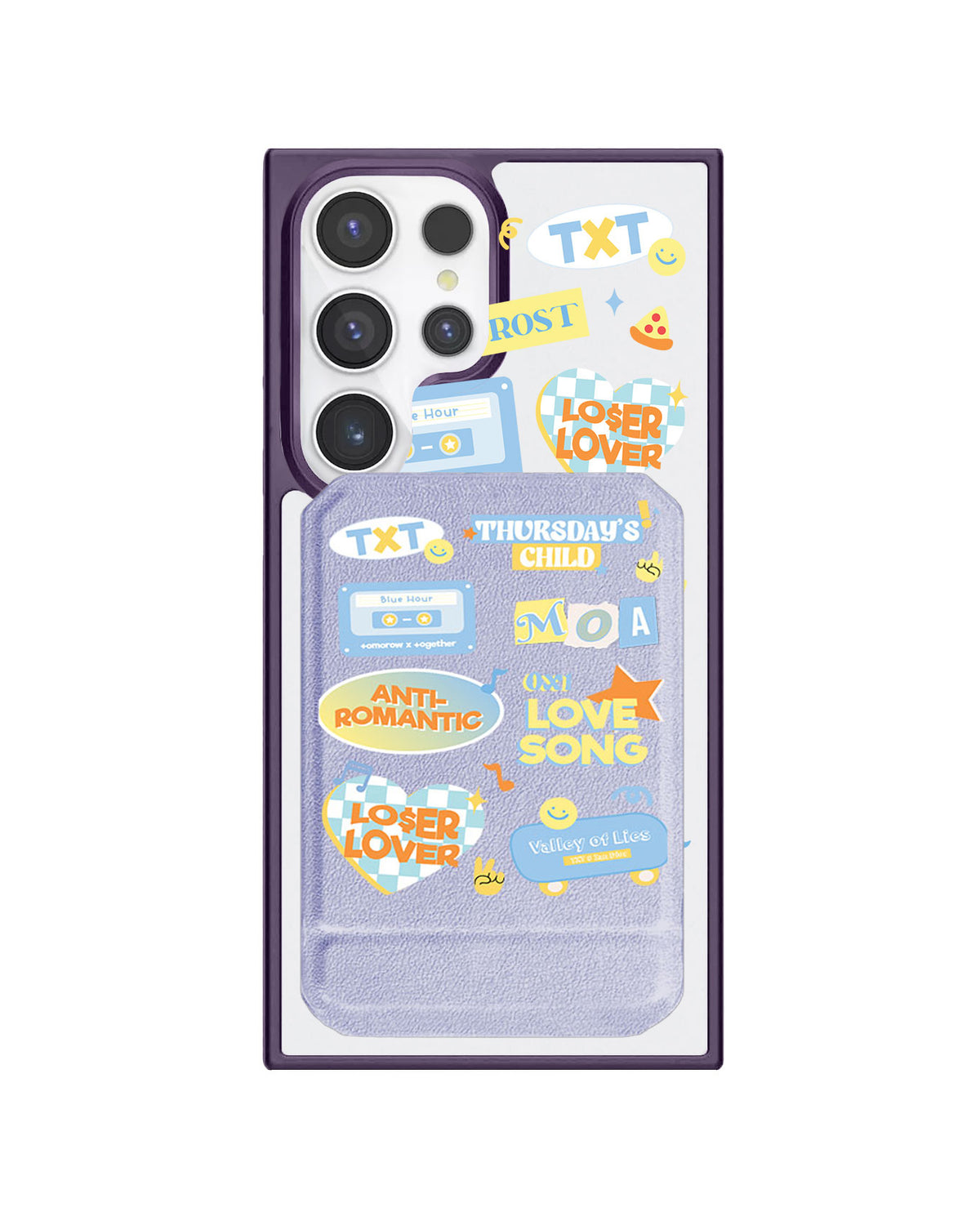 Android Magnetic Multifold Wallet - TXT Sticker