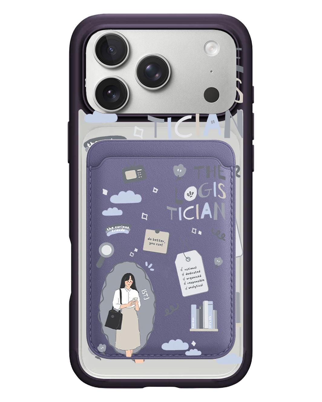 iPhone Magnetic Wallet Case - ISTJ