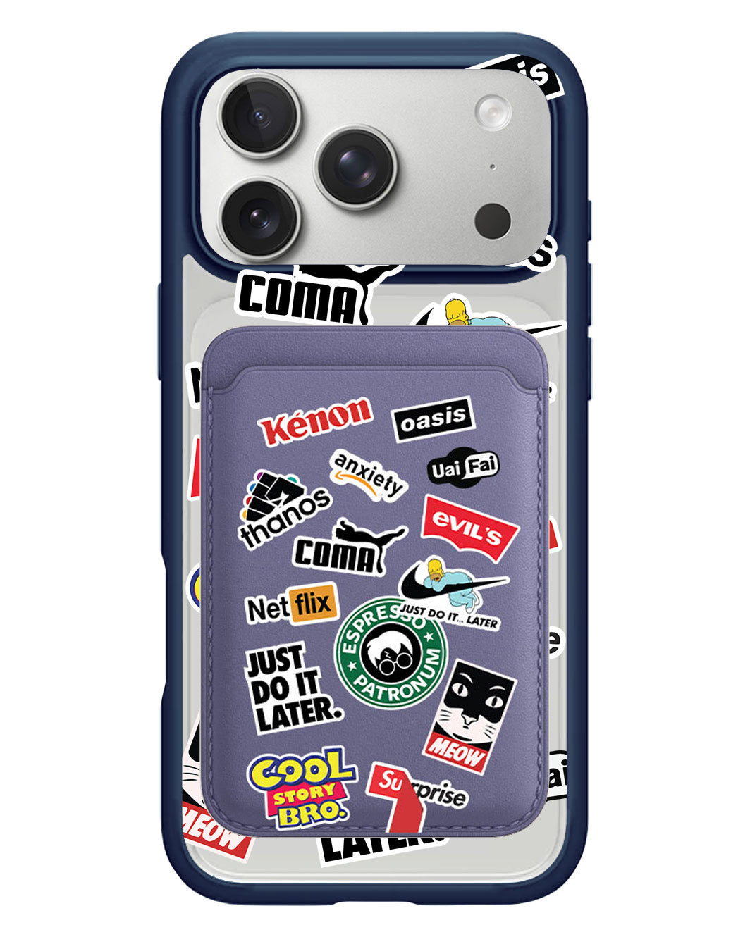 iPhone Magnetic Wallet Case - Brand Parody 1.0