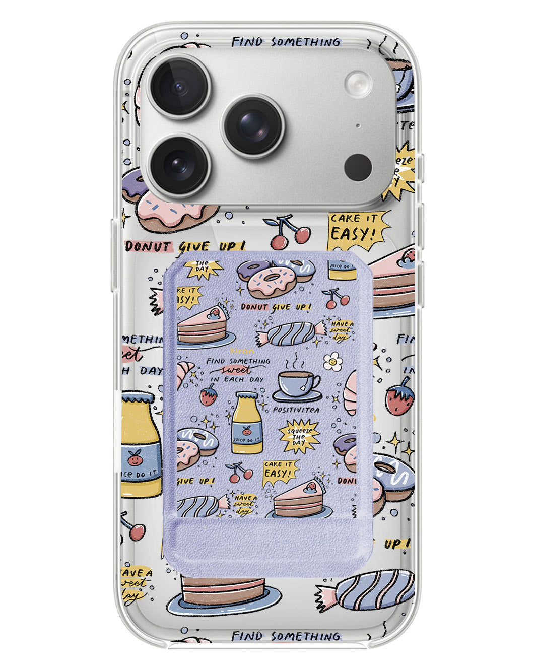 iPhone Magnetic Multifold Wallet - Sweets