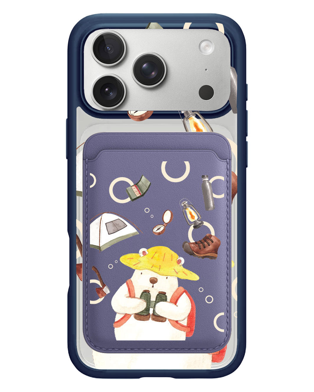 iPhone Magnetic Wallet Case - Advanture Of Bear