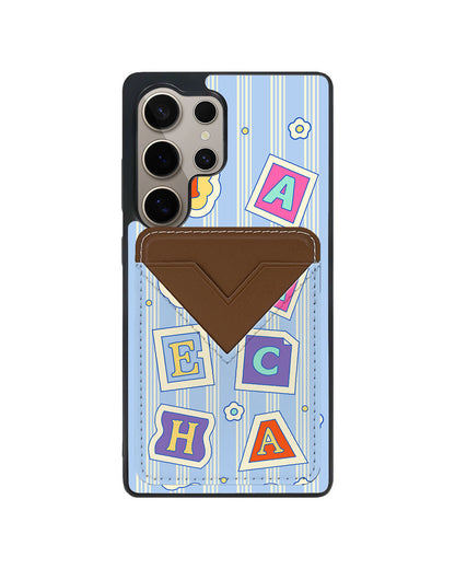 Android Avant Wallet Case - Adorable Monogram 3.0