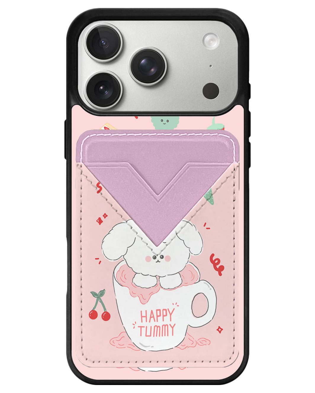 iPhone Avant Wallet Case - Happy Tummy