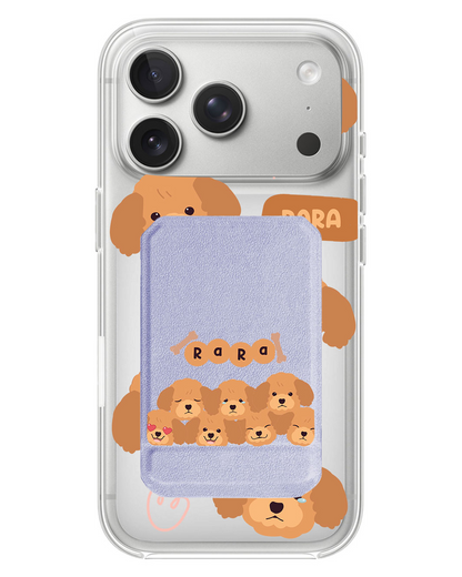iPhone Magnetic Multifold Wallet - Poodle Squad 3.0