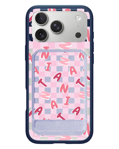 iPhone Magnetic Multifold Wallet - Checkered Monogram 1.0