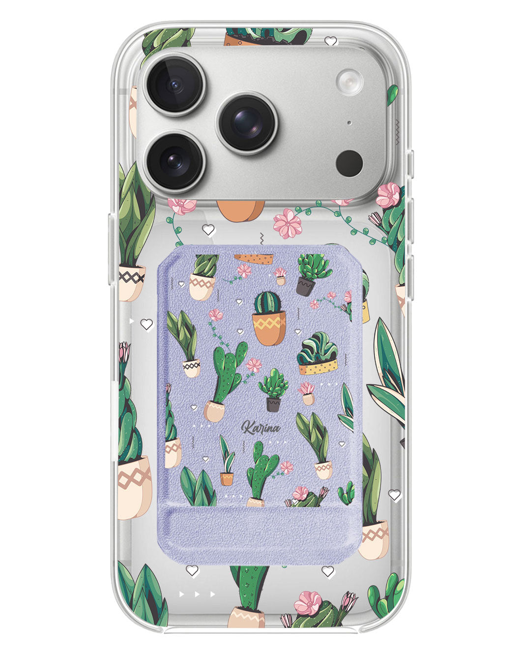 iPhone Magnetic Multifold Wallet - Cactus 3.0