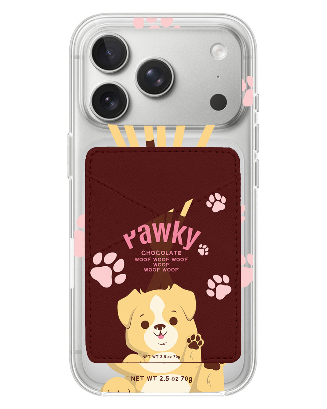 iPhone Phone Wallet Case - Pawky Dog