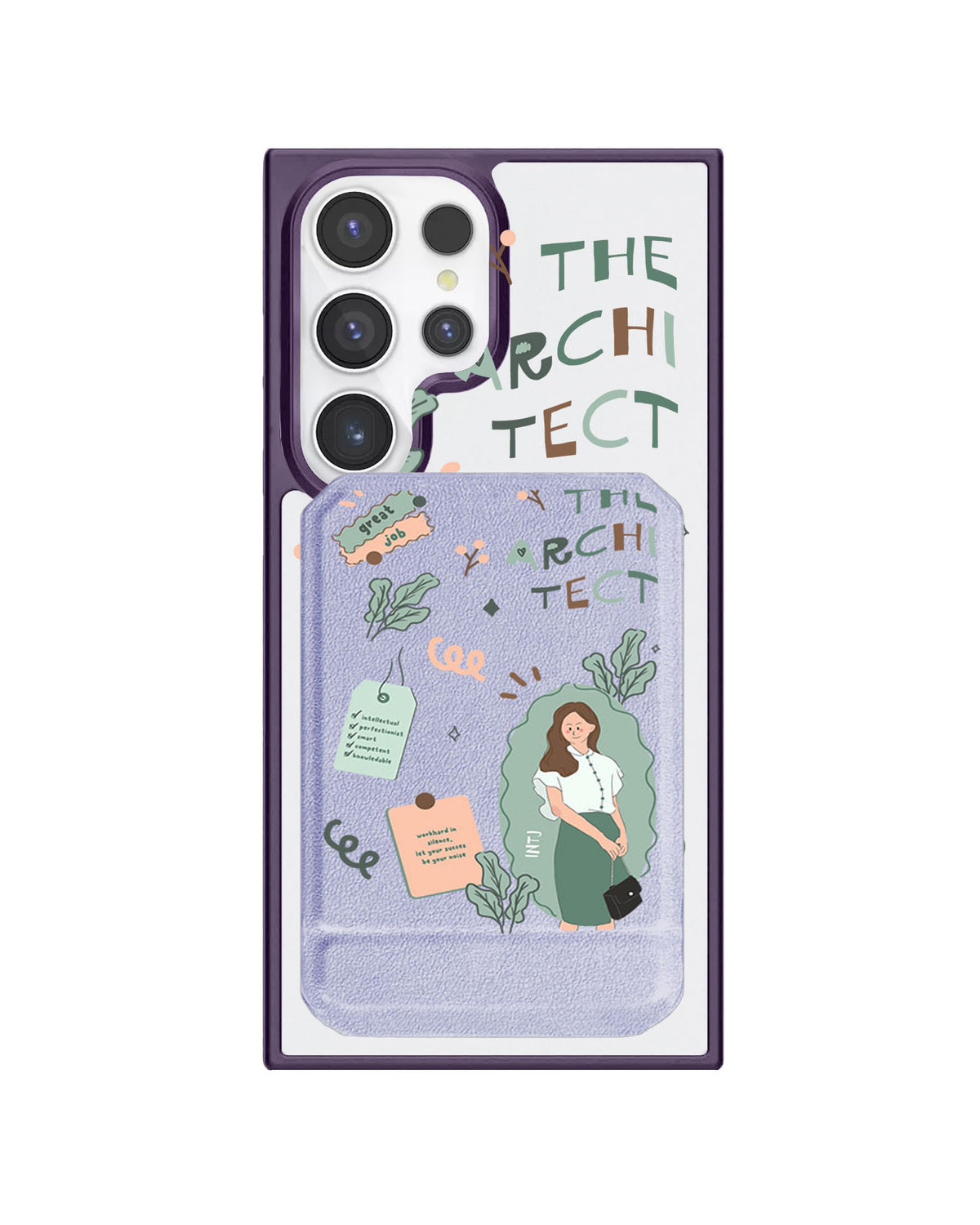 Android Magnetic Multifold Wallet - INTJ