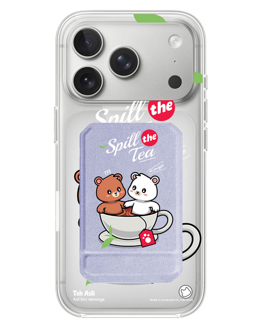 iPhone Magnetic Multifold Wallet - Spill the Tea
