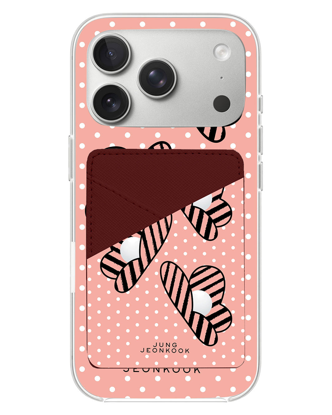 iPhone Phone Wallet Case - Pink Honey