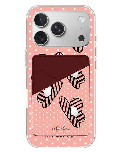 iPhone Phone Wallet Case - Pink Honey