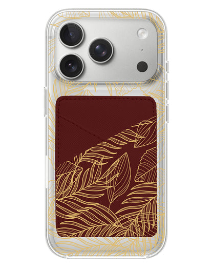 iPhone Phone Wallet Case - Sketchy Tropical 1.0