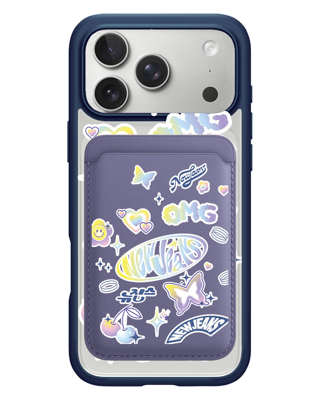 iPhone Magnetic Wallet Case - New Jeans OMG 1.0
