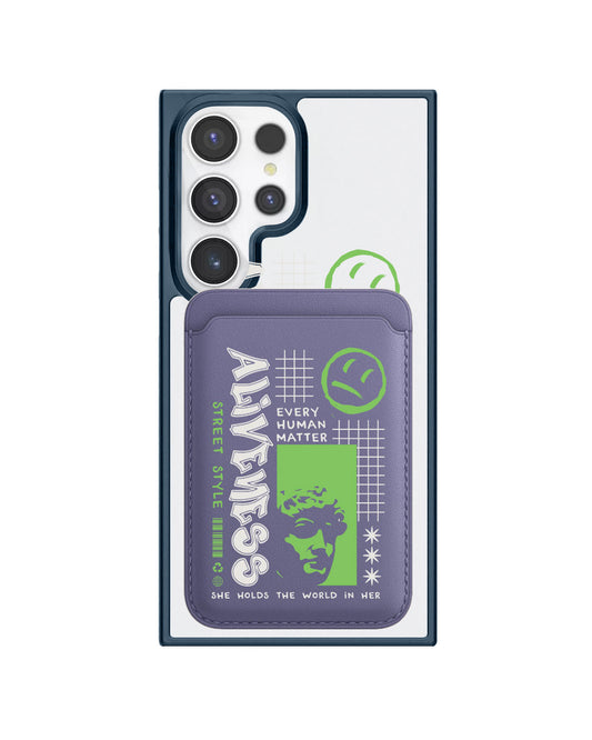 Android Magnetic Wallet Case - Alive