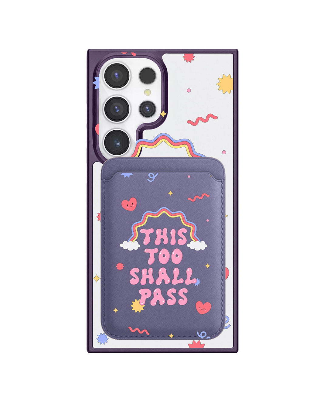 Android Magnetic Wallet Case - This Too Shall Pass