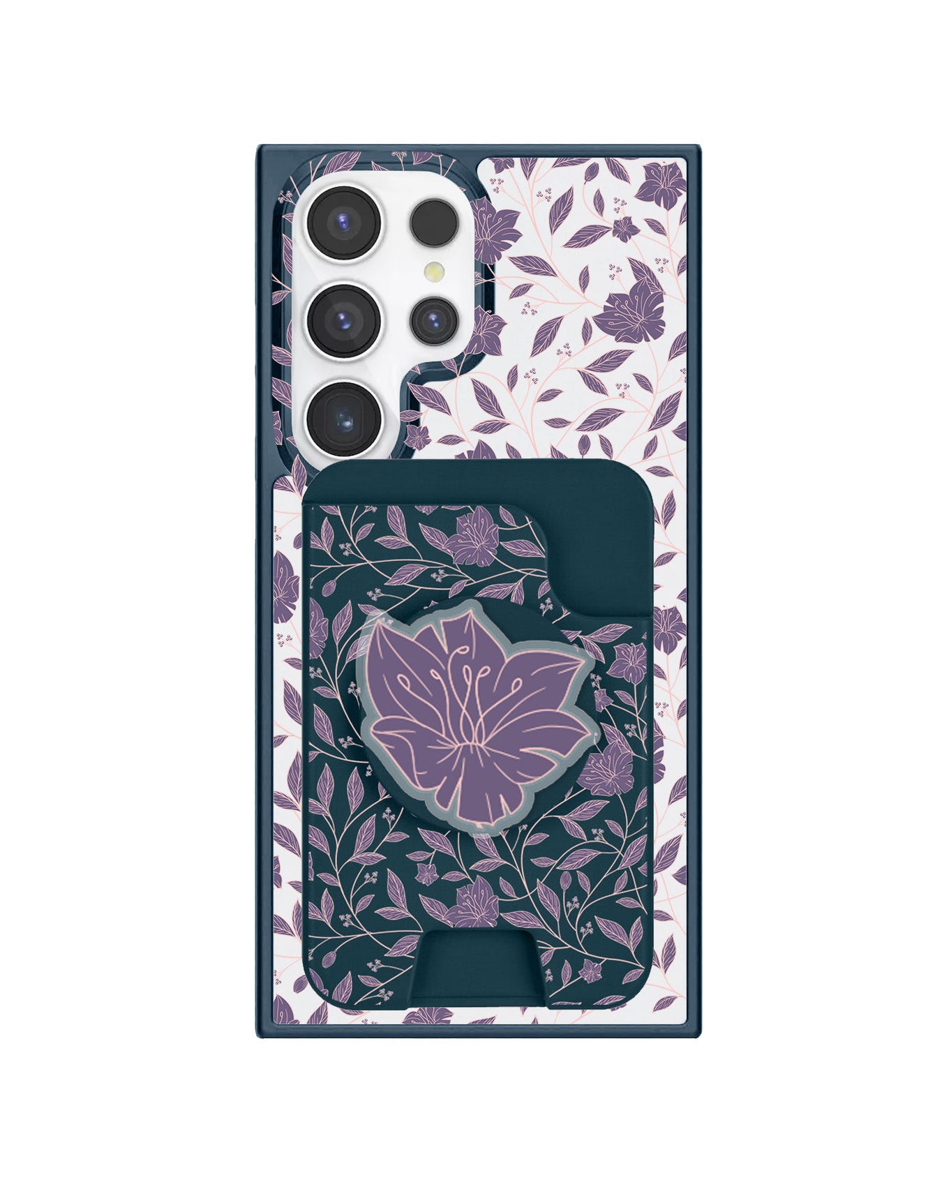 Android Magpop Wallet - Sketchy Flower 4.0