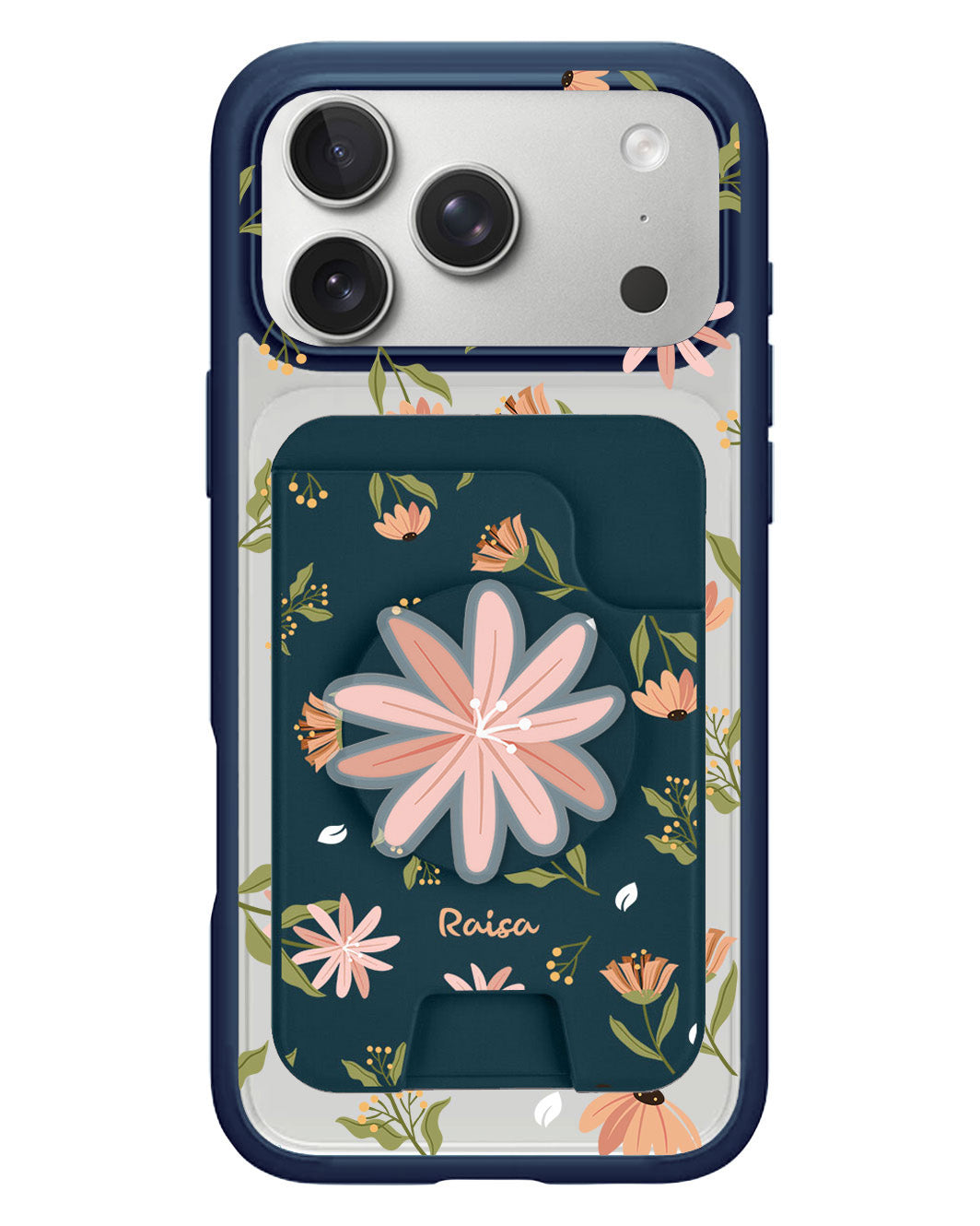 iPhone Magpop Wallet - Cosmos Flower