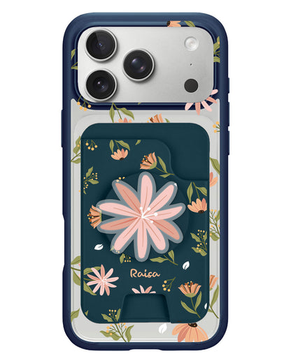 iPhone Magpop Wallet - Cosmos Flower