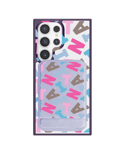 Android Magnetic Multifold Wallet - Scattered Monogram 2.0