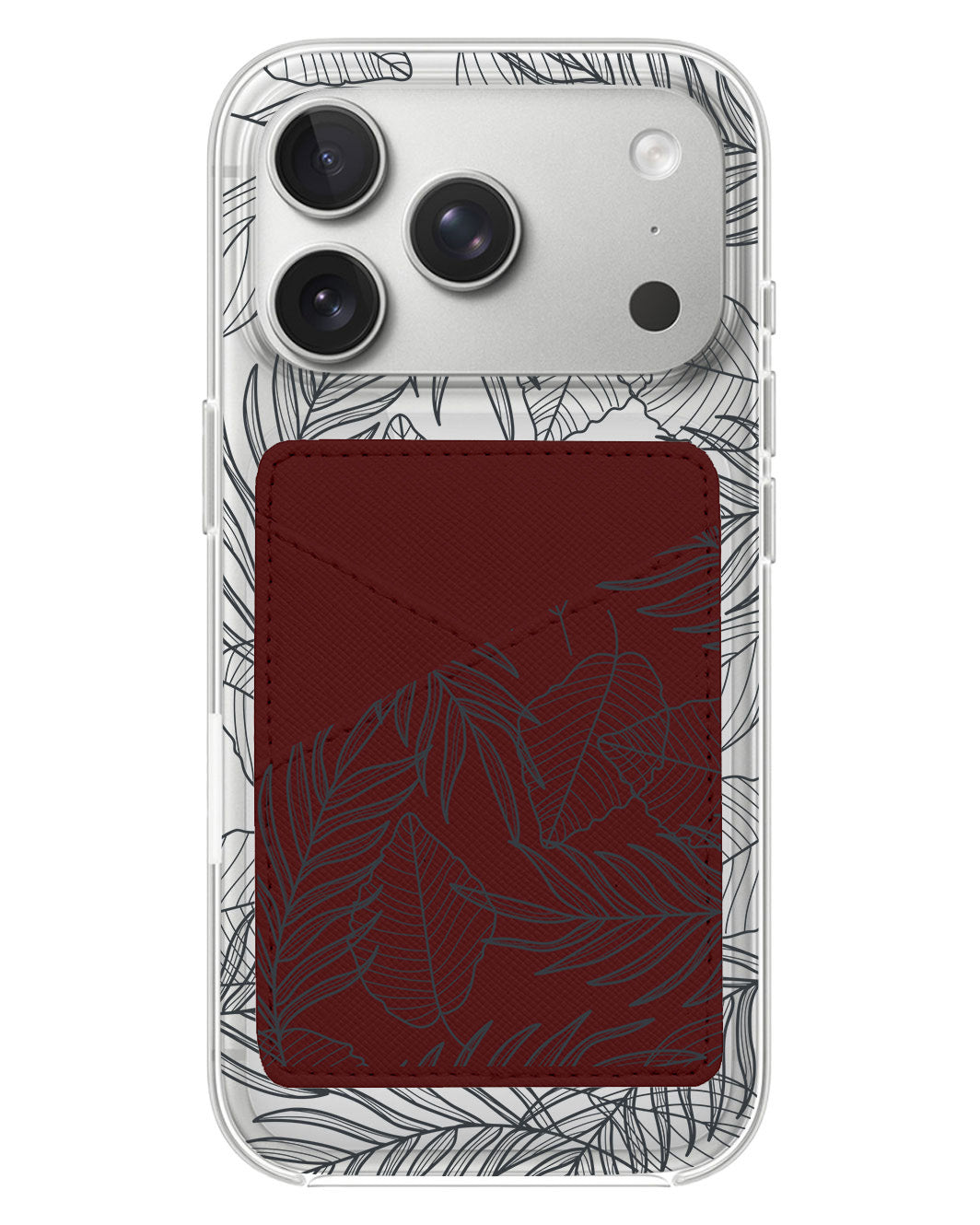 iPhone Phone Wallet Case - Sketchy Tropical 2.0