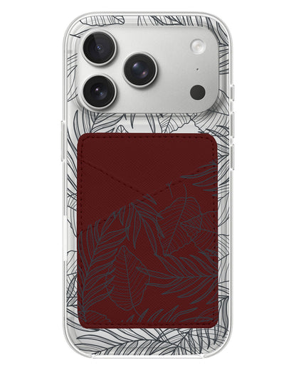 iPhone Phone Wallet Case - Sketchy Tropical 2.0