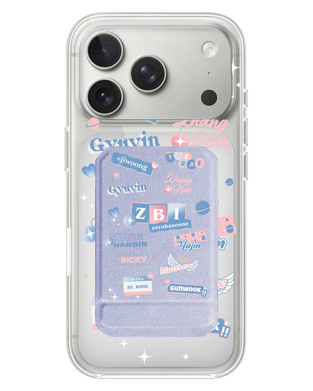 iPhone Magnetic Multifold Wallet - Zerobaseone Members